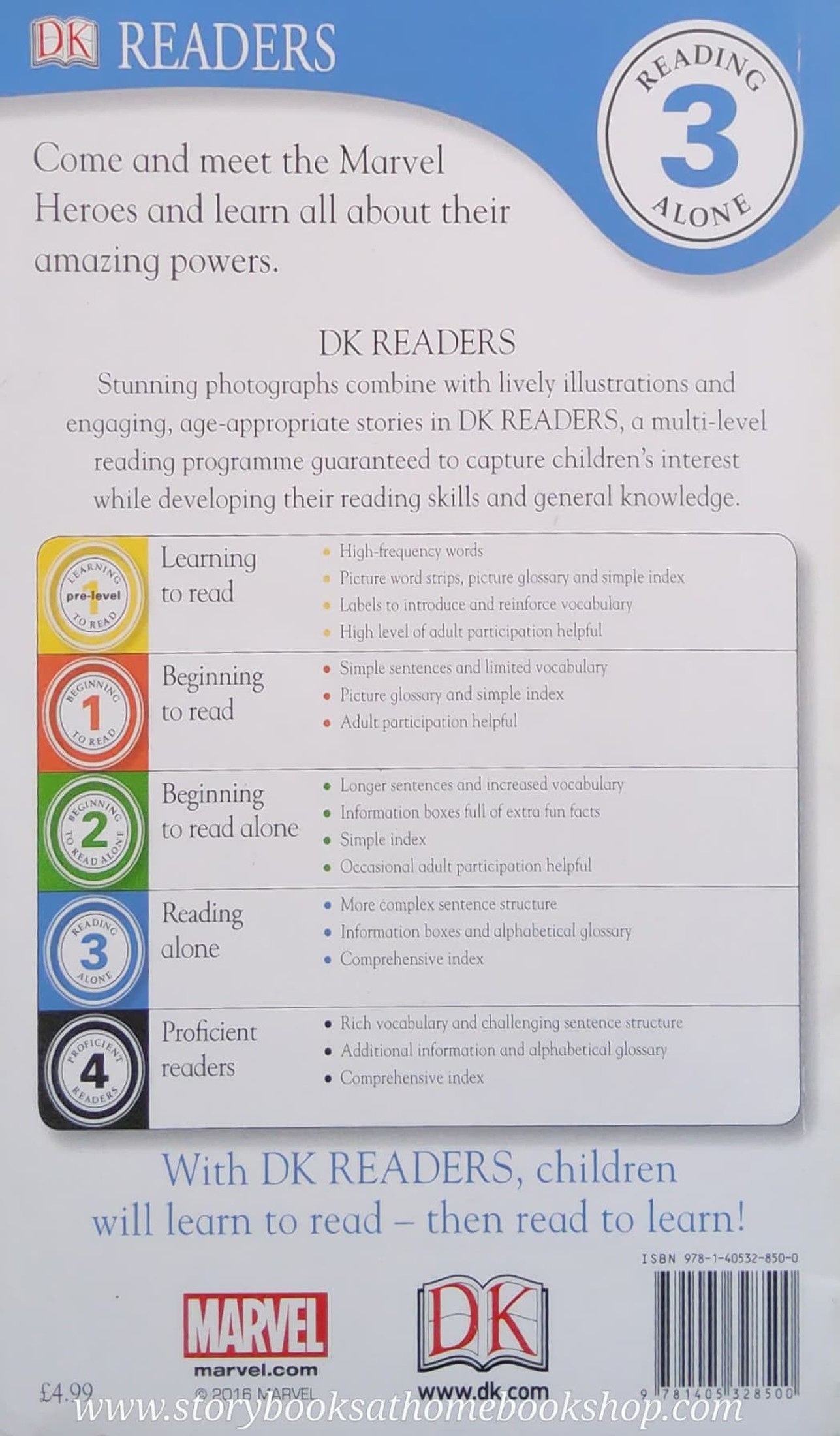 หนังสือนิทานปกอ่อน** 🍅🍓DK Readers : Marvel AMAZING POWER