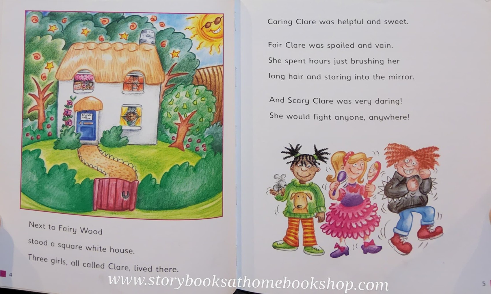 หนังสือนิทานปกอ่อน** ♥️RUTH MISKIN'S SUPERPHONICS: THE THREE CLARES♥️