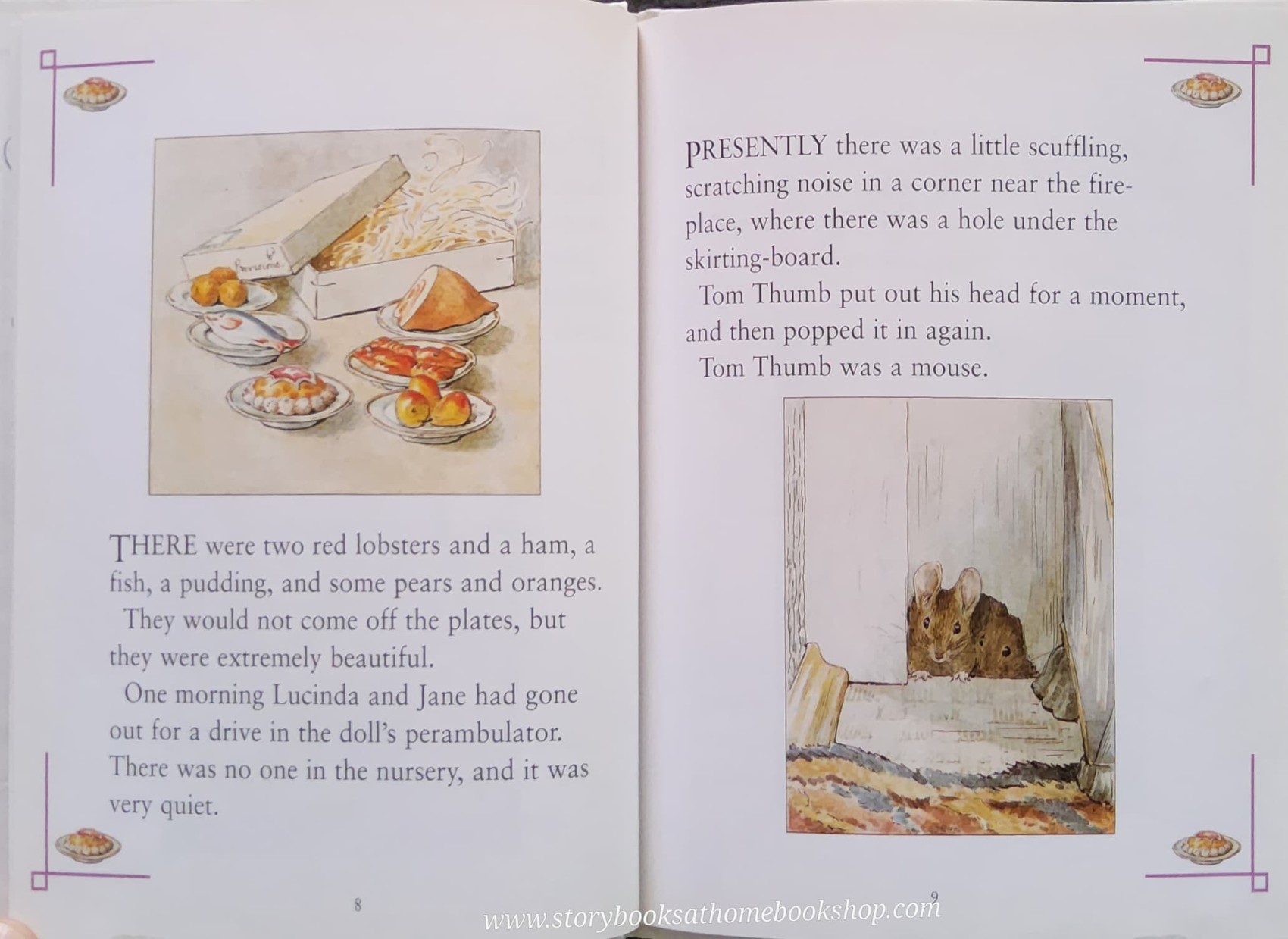 หนังสือนิทานปกแข็ง** 🍅🍓TALE OF TWO BAD MICE BY BEATRIX POTTER