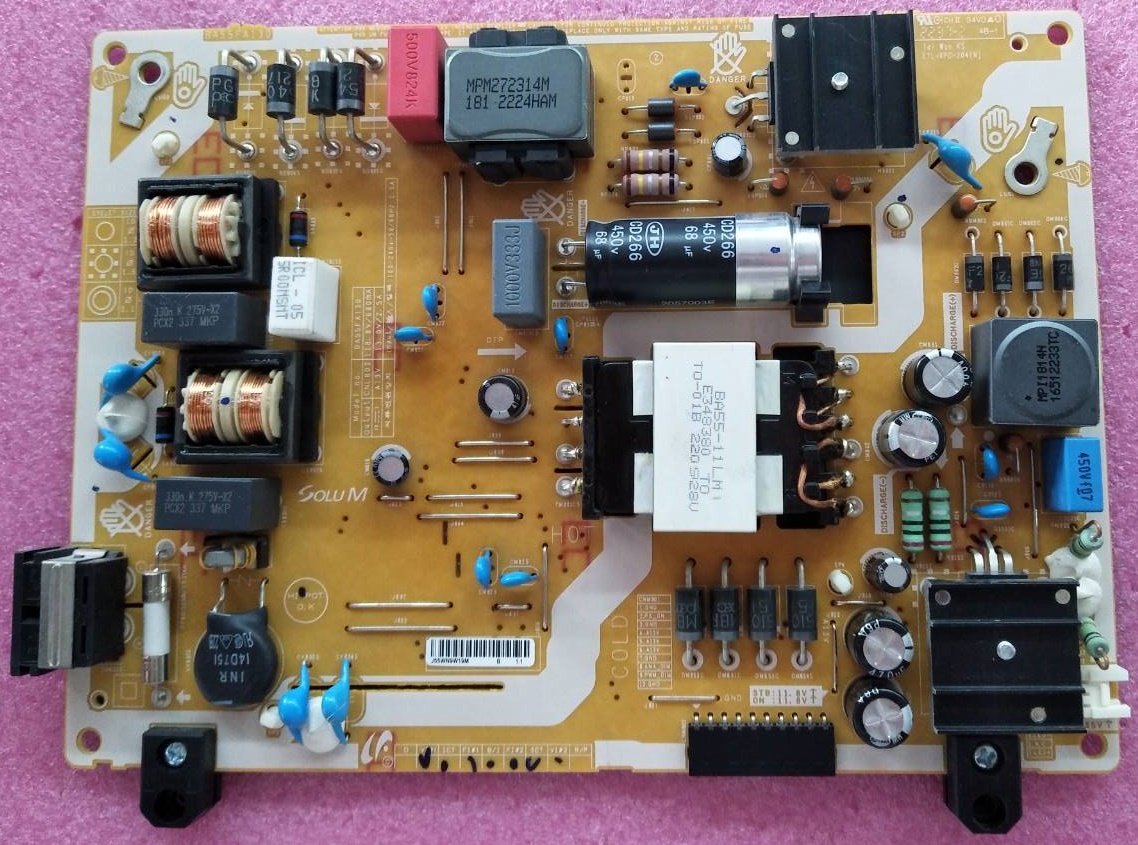 เพาเวอร์ซัพพลายทีวี ซัมซุง SAMSUNG ของแท้ถอดจากเครื่อง ใช้กับรุ่นUA50AU7002KXXT พาร์ทBA55FA130