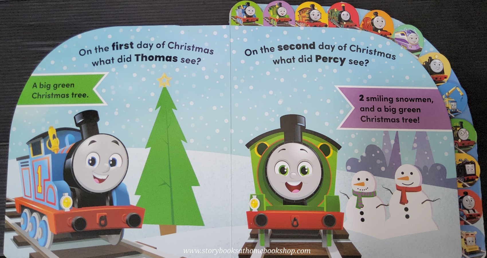 BOARD BOOK** 🍅🍅THOMAS&FRIENDS:THE 12 ENGINES OF CHRISTMAS