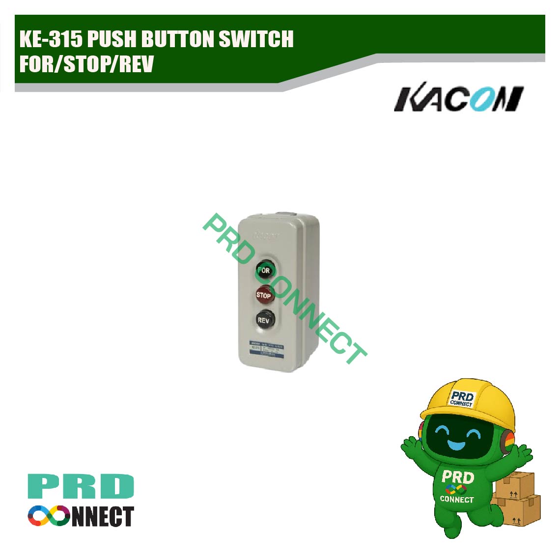 KE-315 PUSH BUTTON SWITCH FOR/STOP/REV