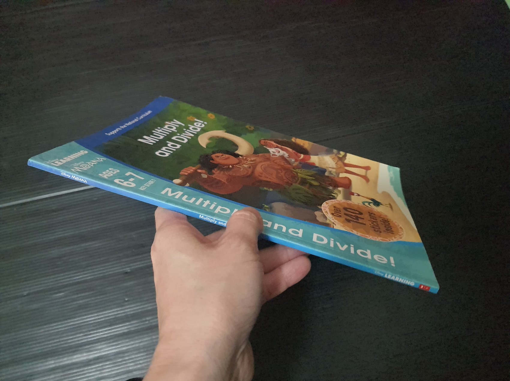 PRACTICE BOOKS ** ð
DISNEY MOANA:MATHS MULTIPLY AND DIVIDE AGE 6-7