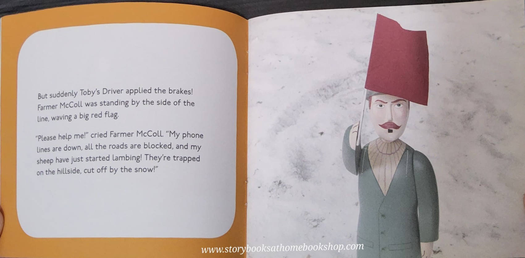 หนังสือนิทานปกอ่อน** 🍅THOMAS&FRIENDS: 2BOOKS A BAD DAY FOR HAROLD+TOBY HAD A LITTLE LAMB