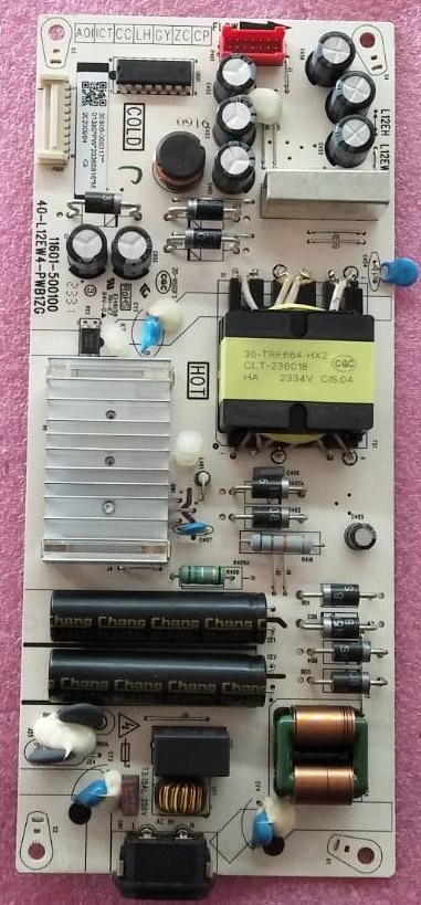 ซัพพลายทีวี ทีซีแอล TCL ของแท้มือสองถอดจากเครื่อง รุ่น43C645 พาสบอร์ด 40-L12EW4-PWB1ZG