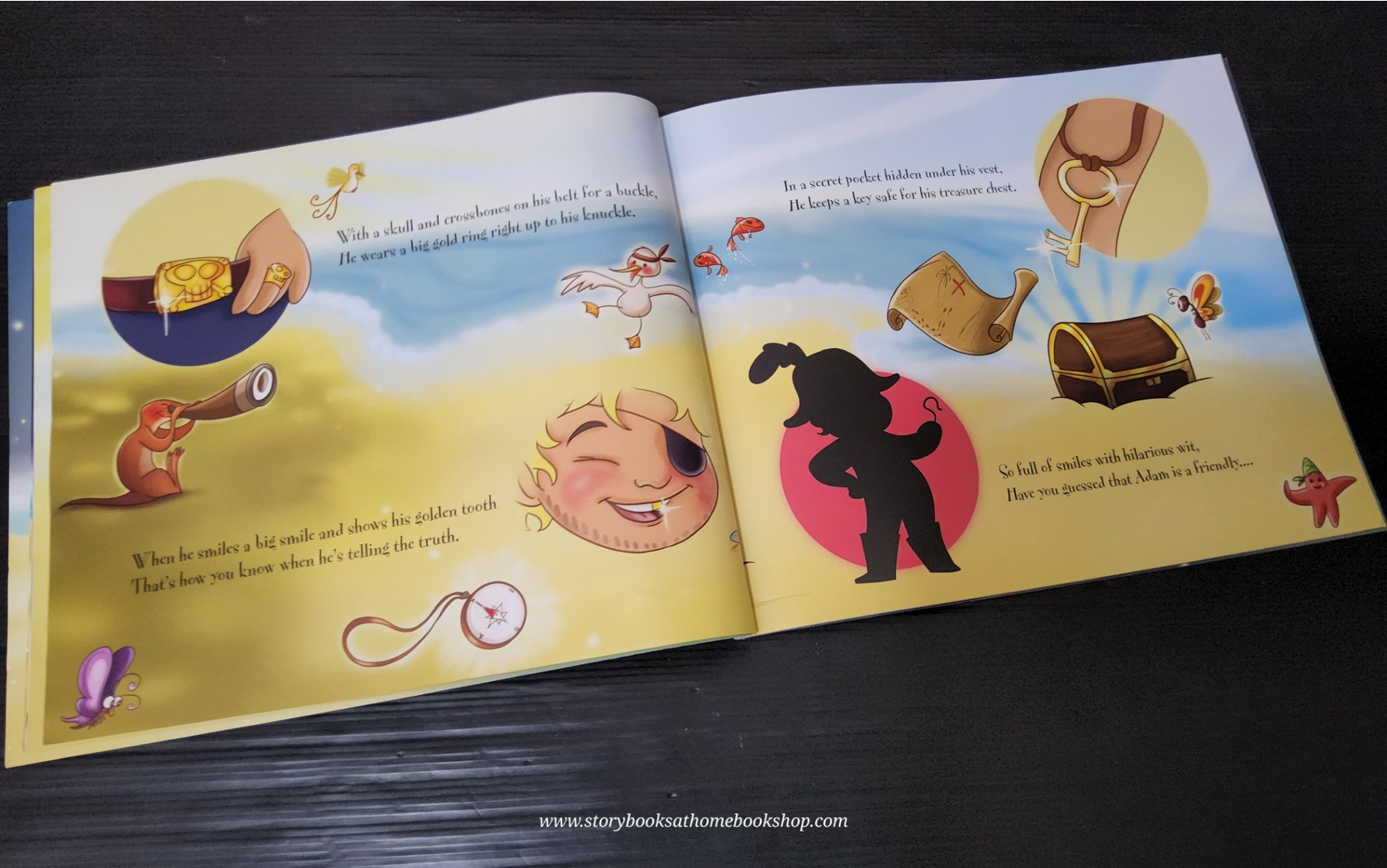 AWARD WINNING AUTHER BOOK** **หนังสือนิทานปกอ่อน** 🍓🍓ADAM'S PIRATE TREASURE BY BENJI BENNETT