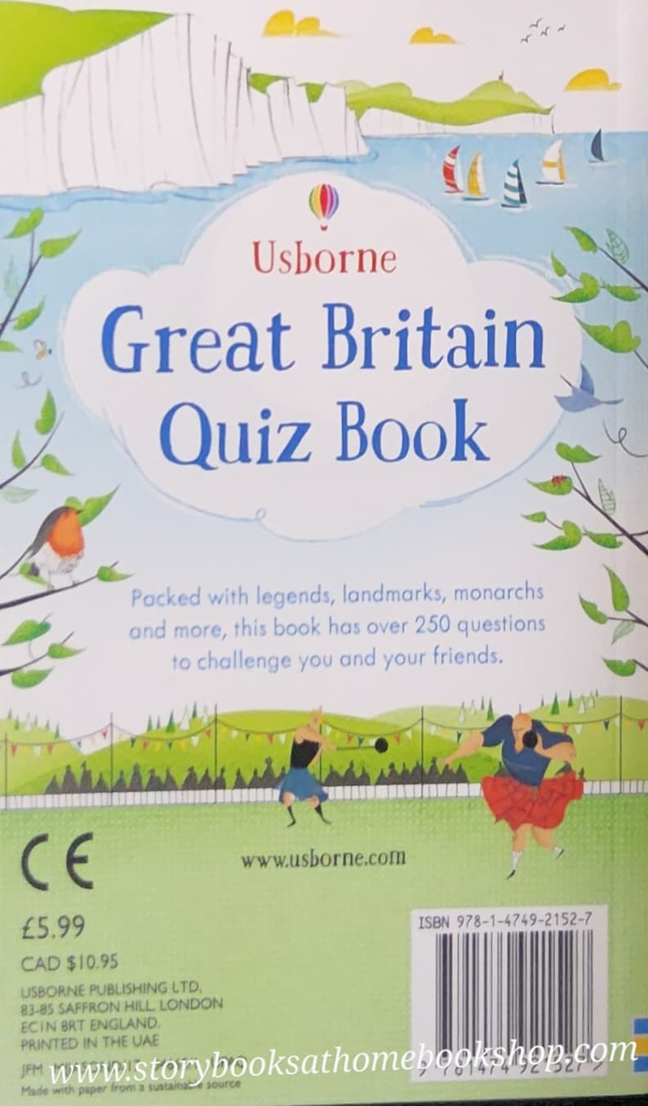 KNOWLEDGE QUIZ BOOK ** ð
ð
USBORNE GREAT BRITAIN QUIZ BOOK