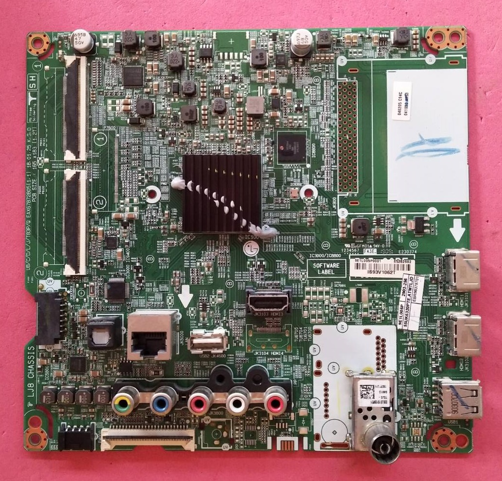 เมนบอร์ดทีวีแอลจี(Mainboard TV LG) ของแท้ถอดจากเครื่อง ใช้กับรุ่น 55UK6320PTE.ATMTLJD :55UK6300PTE.ATMTLJD