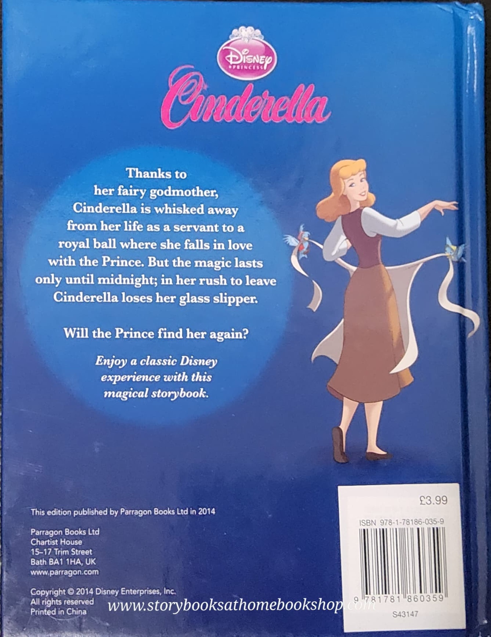 หนังสือนิทานปกแข็ง ** 🍅🍓DISNEY CINDERELLA