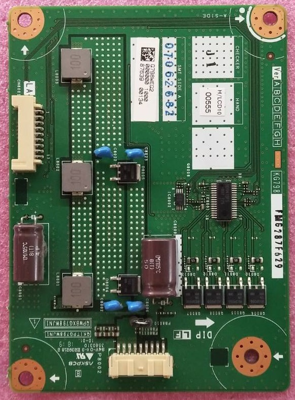 ไดร์ LEDทีวี SHARP ชาร์ป อะไหล่แท้มือสองพร้อมใช้งาน ใช้กับรุ่น LC-50SA5200X LC-50UA6800X LC-50UA6500X LC-50SA5500X พาร์ท QPWBXG798WJN