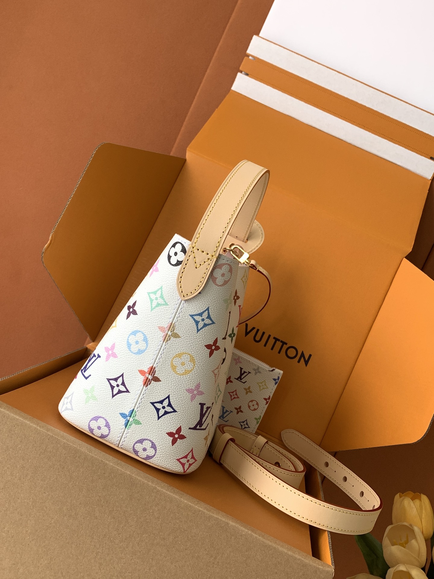 [Pre-order]กระเป๋าLouis Vuitton X Takashi Murakami All In BB In Multicolored Monogramงานคุณภาพที่ดีที่สุด