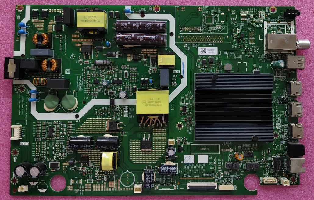 เมนบอร์ดทีวีสกายเวิร์ท SKYWORTH อะไหล่แท้#มือสองพร้อมใช้งาน ใช้กับรุ่น50V6 พาร์ทบอร์ด 5800-A9K53G-0P10 (เวอร์ชั่นสายแพเข้าจอแบบช็อคเก็ตเล็ก)