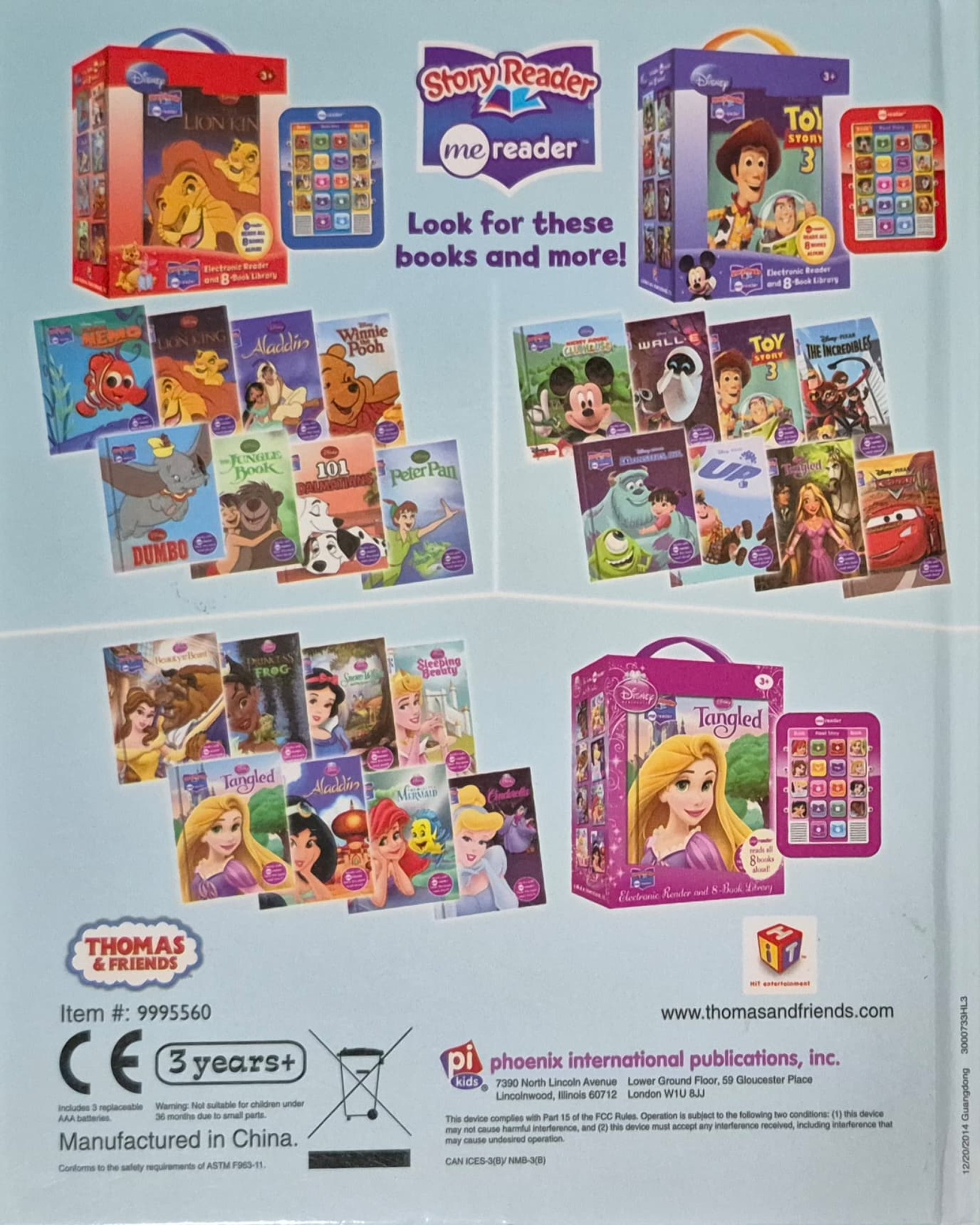 หนังสือนิทานปกแข็ง ** 🍅🍓 STORY READER:THOMAS&FRIENDS YEAR-ROUND ENGINES