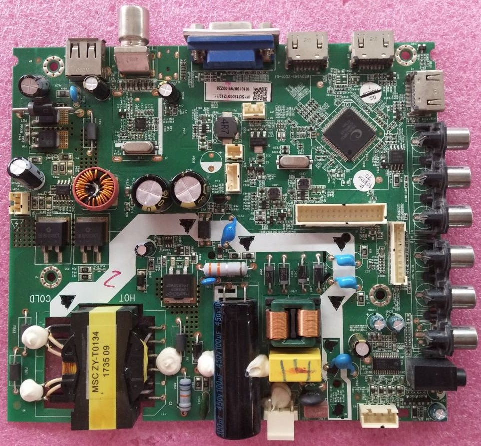 One Board HAIER (วันบอร์ด ไฮเออร์) ของแท้ถอดจากเครื่อง รุ่นLE32B8000 พาร์ท MS0V561-ZC01-01 เวอร์ชั่นใช้จอเบอร์LSC320AN10-H02