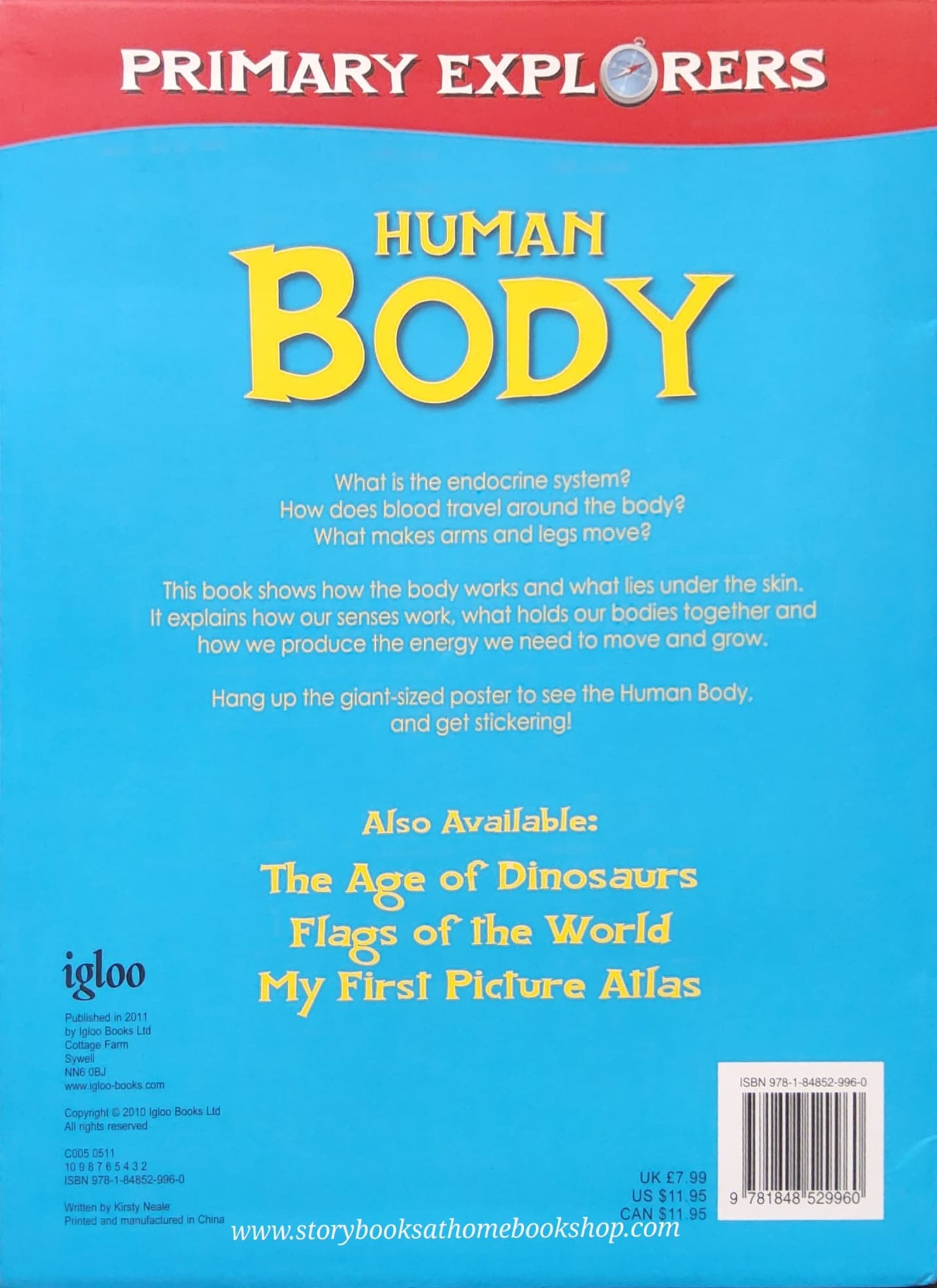 KNOWLEDGE BOOK ** 🍅🍓PRIMARY EXPLORERS: HUMAN BODY (STICKERS&GIANT POSTER)