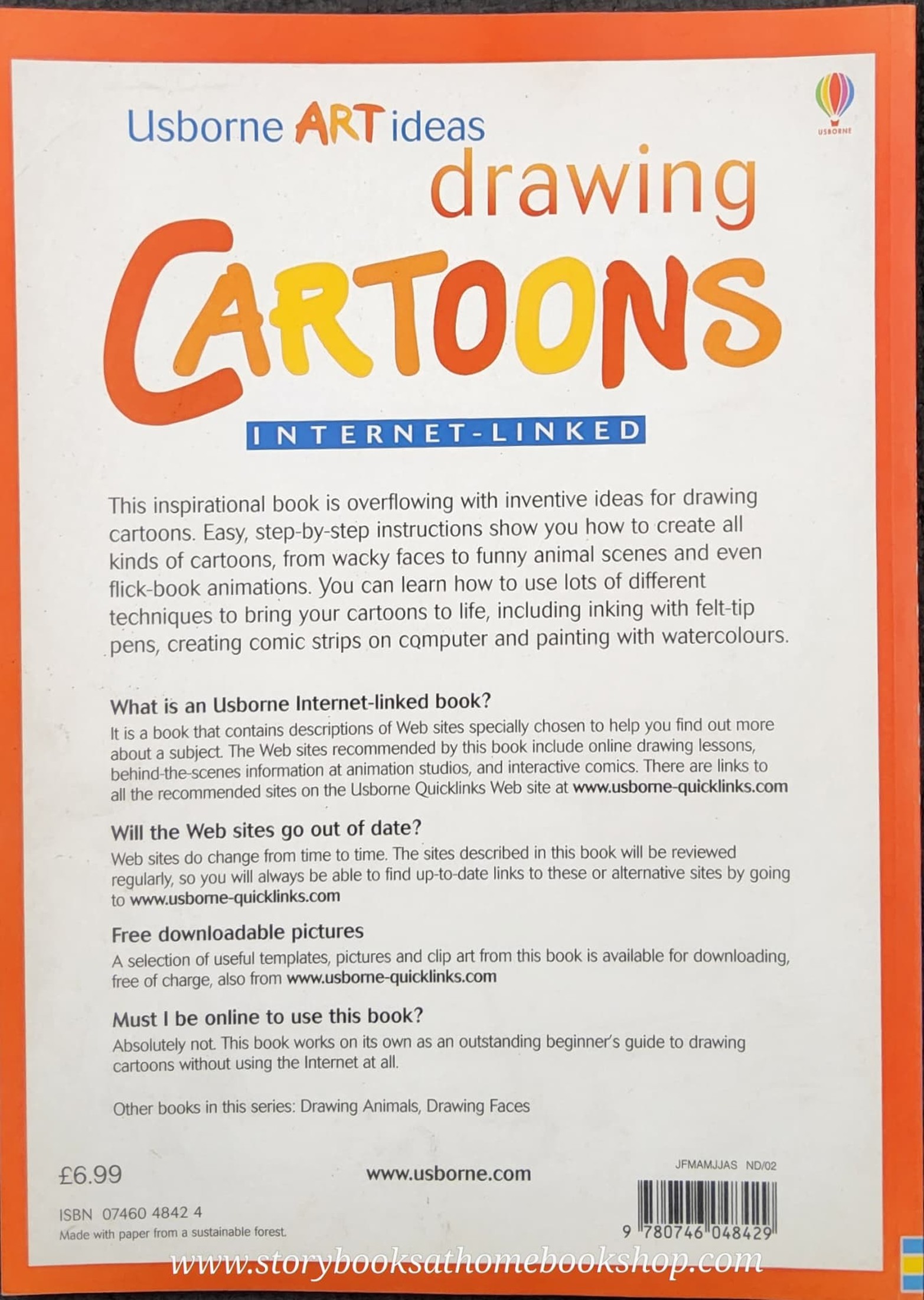 ACTIVITIES BOOK** ð
ð
USBORNE art ideas drawing CARTOONS