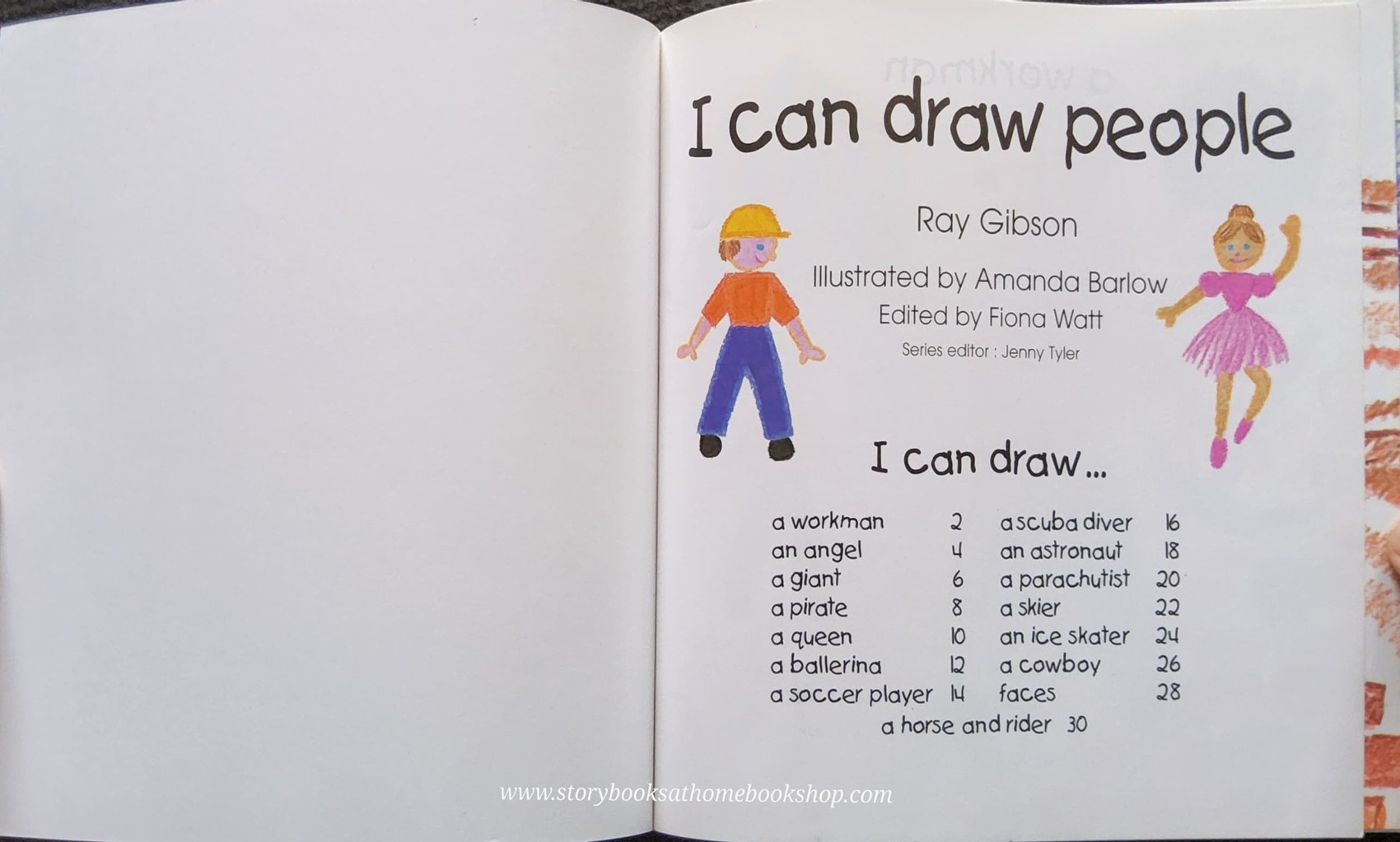 DRAWING BOOK** ð
ðUSBORNE PLAYTIME I CAN DRAW PEOPLE