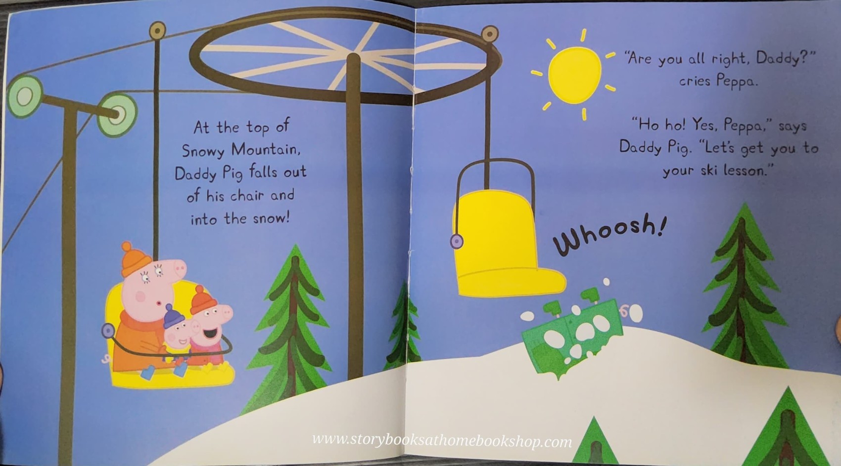 หนังสือนิทานปกอ่อน ** 🍅🍓PEPPA GOES SKIING