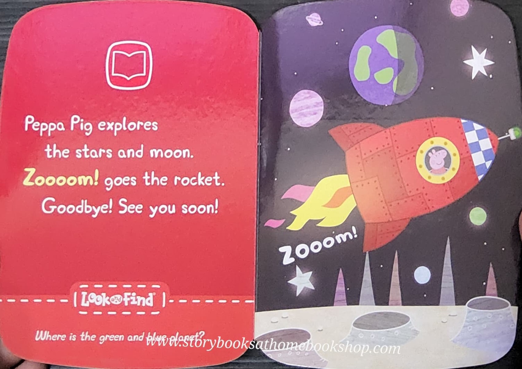 BOARD BOOK** 🍅🍅PEPPA PIG LOOK AND FIND:HERE WE GO