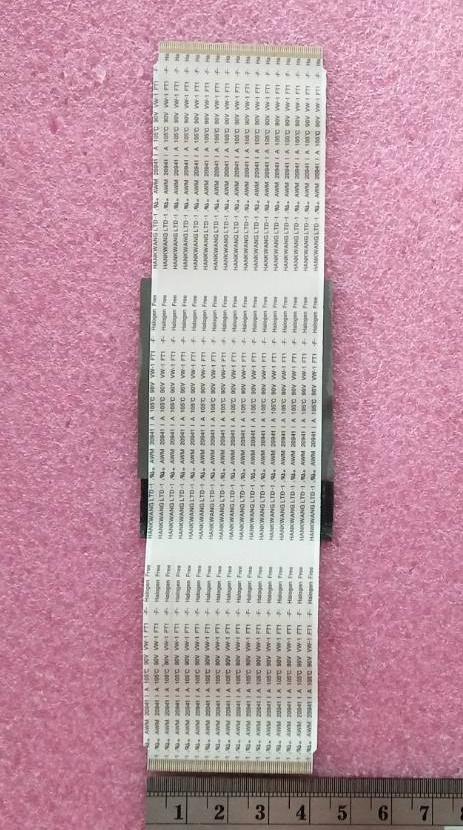 สายแพจากทีคอนไปจอ แอลจี LG ของแท้ถอดจากเครื่อง รุ่น 60LF630T และรุ่นอื่นที่เหมือนกัน