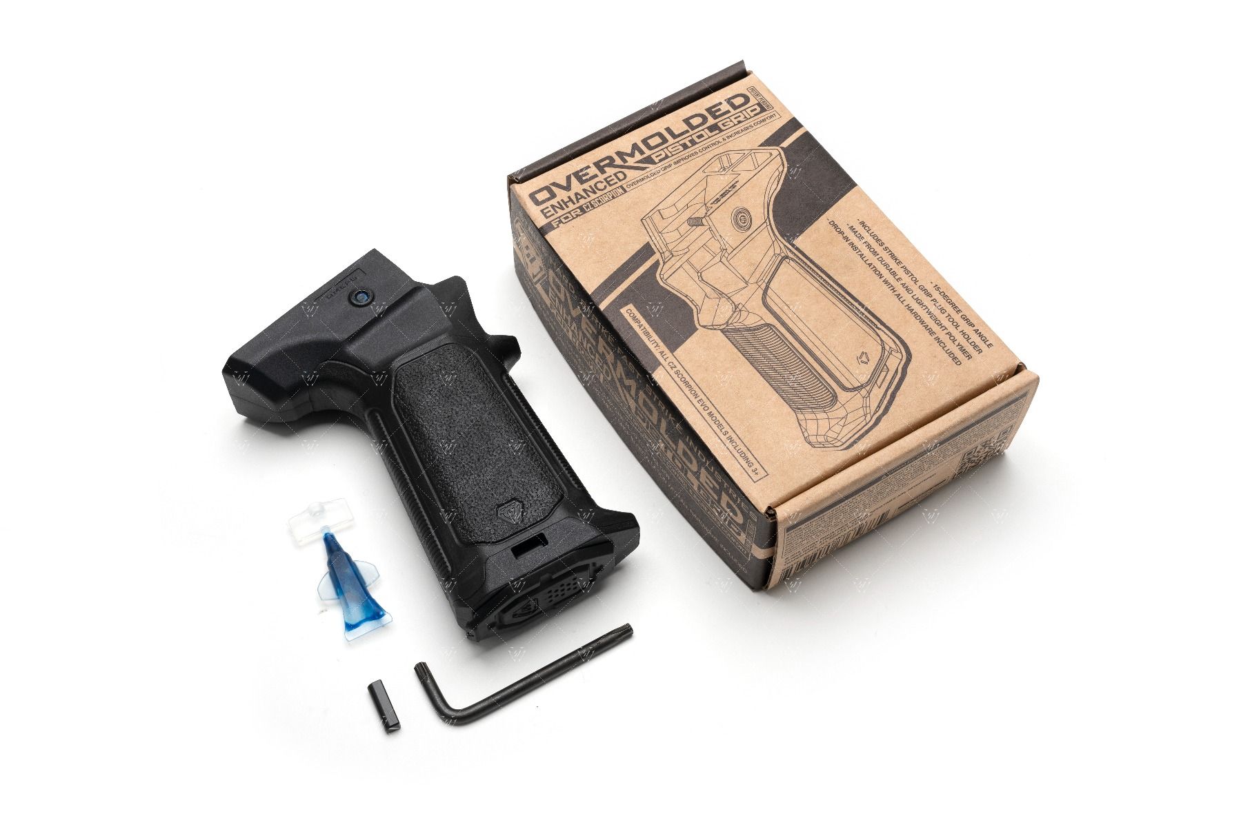 STRIKE INDUSTRIES - Overmolded Enhanced Pistol Grip for CZ Scorpion