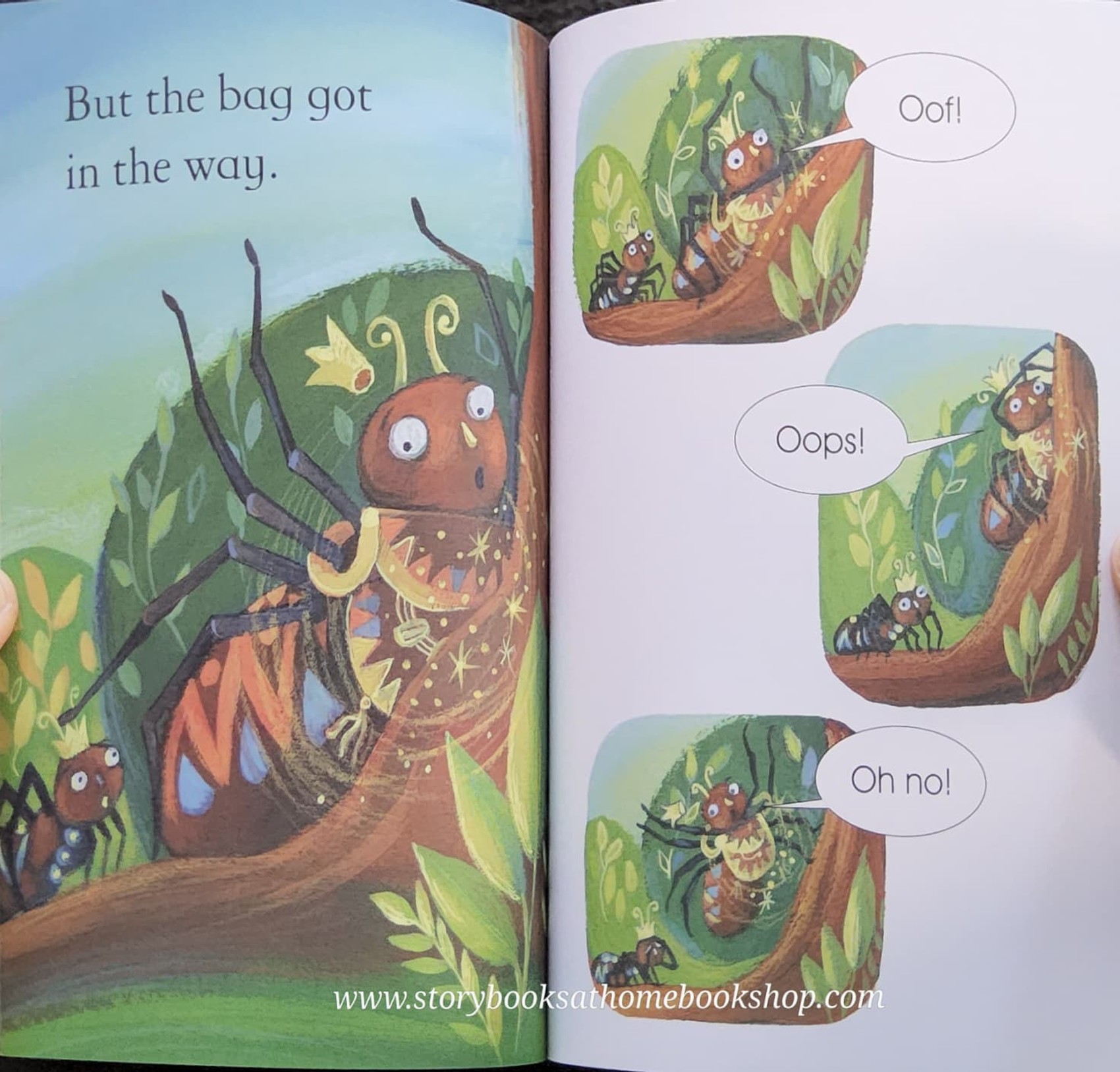 หนังสือนิทานปกอ่อน** ♥️USBORNE FIRST READING:ANANSI AND THE BAG OF WISDOM
