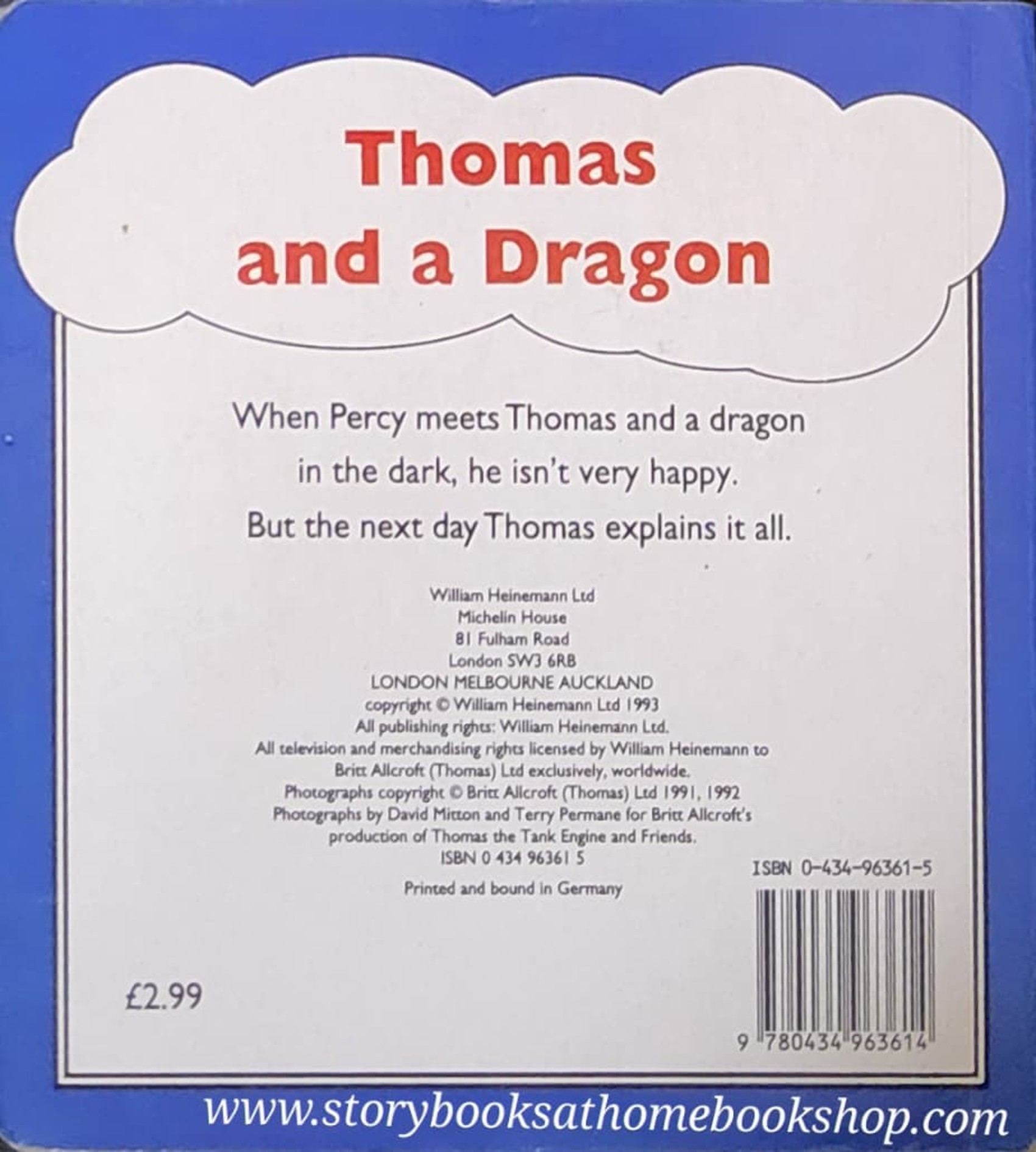 BOARD BOOK** 🍅🍓THOMAS AND A DRAGON