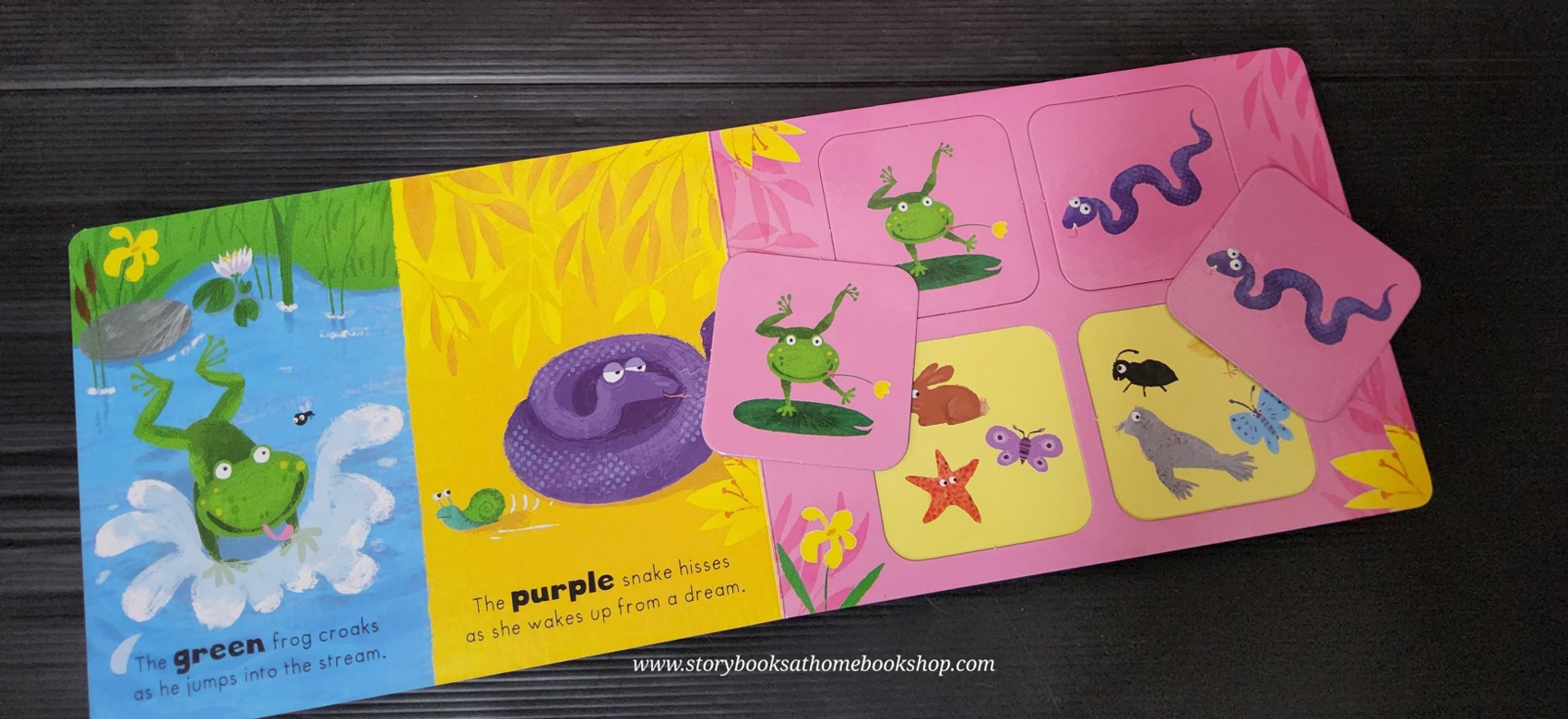 SNAP CARDS Board Book** 🍅🍓LET'S PLAY: ANIMAL SNAP (WITH 20 SNAP CARDS) BY SEBASTIEN BRAUN