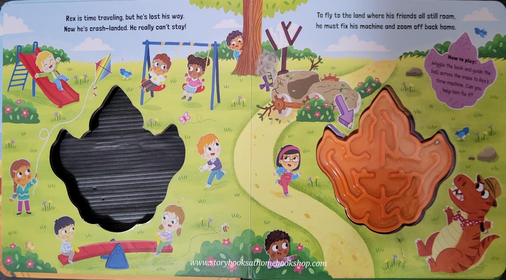 PLAY BOARD BOOK** ♥️DINO MAZE ADVENTURE