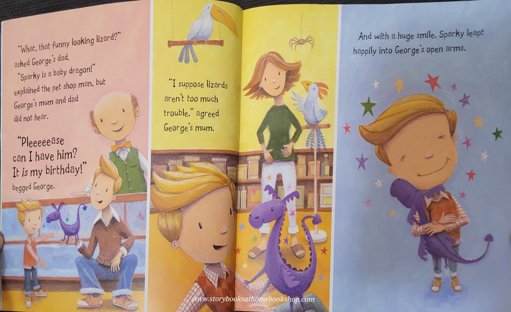 หนังสือนิทานปกอ่อน** 🍅GEORGE'S DRAGON BY CLAIRE FREEDMAN.RUSSELL JULIAN