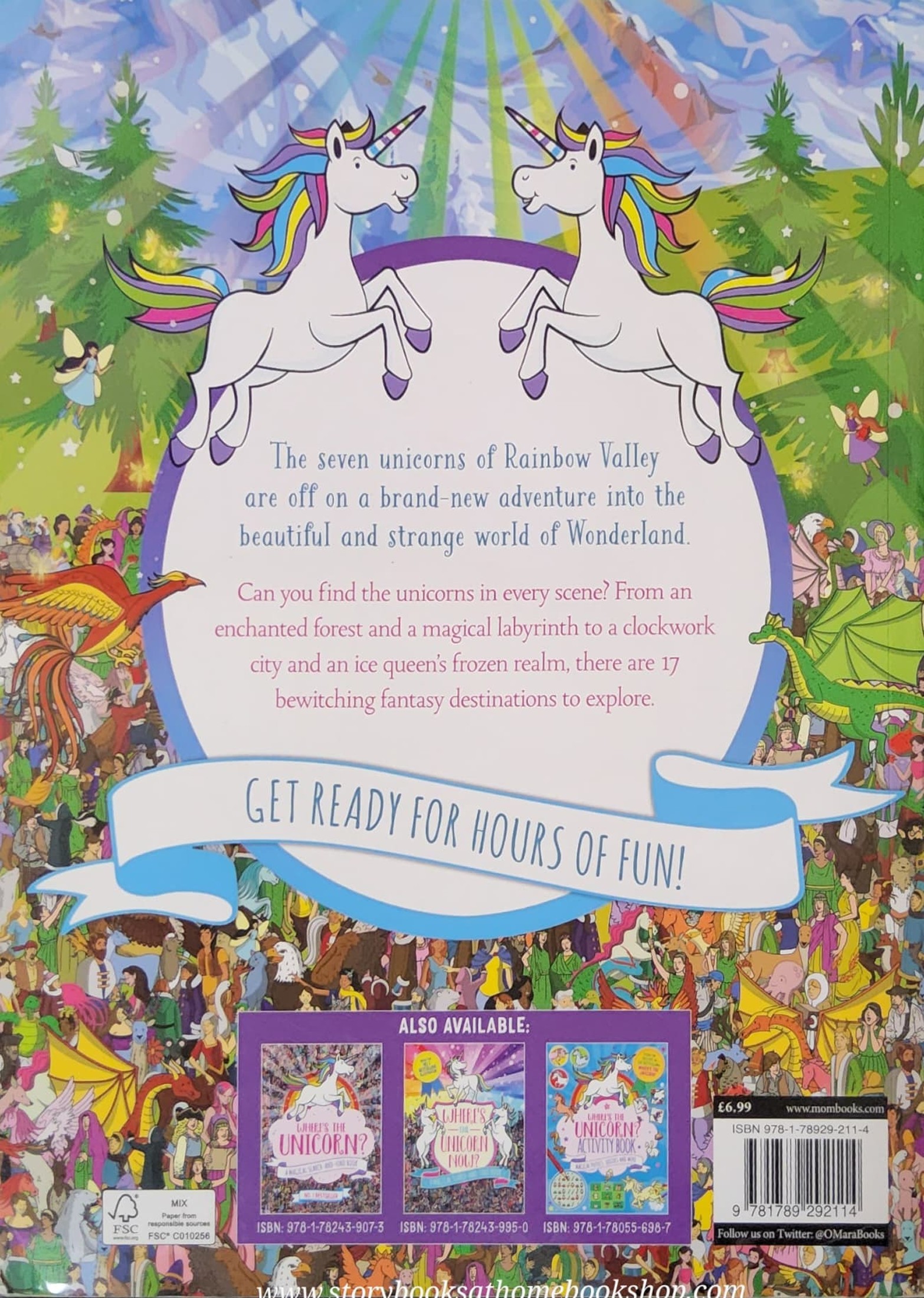 PUZZLE BOOK** ð
ðWHERE'S THE UNICORN IN WONDERLAND?