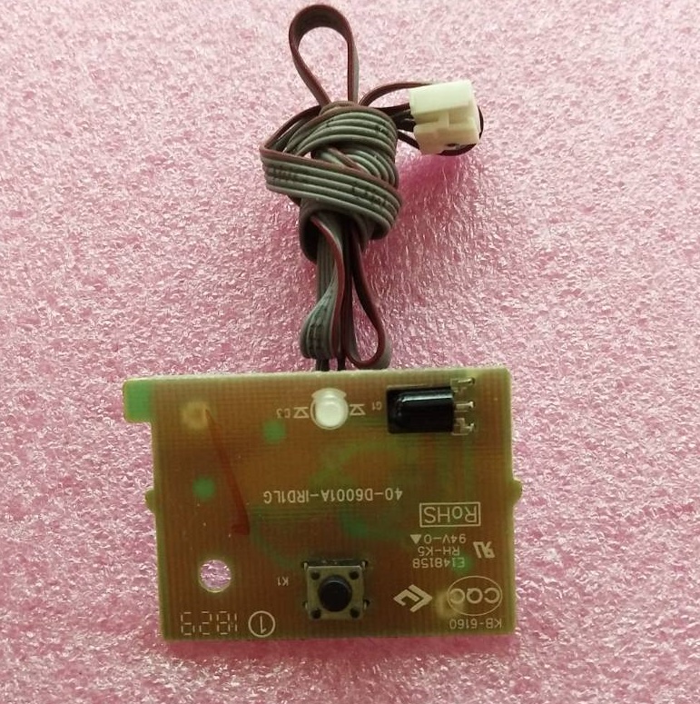 ตัวรับสัญญาณรีโมท/คีย์กดทีวี TCL (ทีซีแอล) ของแท้ถอดจากเครื่อง ใช้กับรุ่น LED40D2930 พาร์ท40-D6001A-IRD1LG