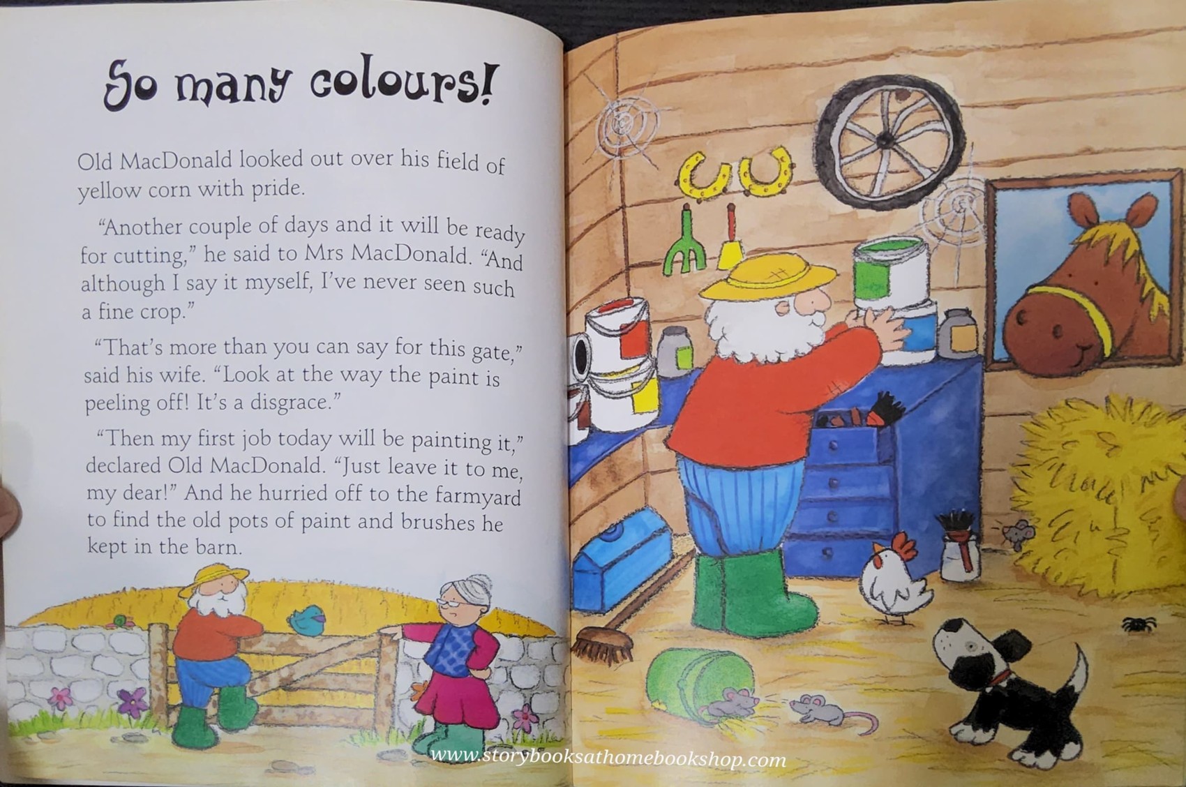 หนังสือนิทานปกอ่อน** 🍅🍅OLD MACDONALD HAD A TRACTOR