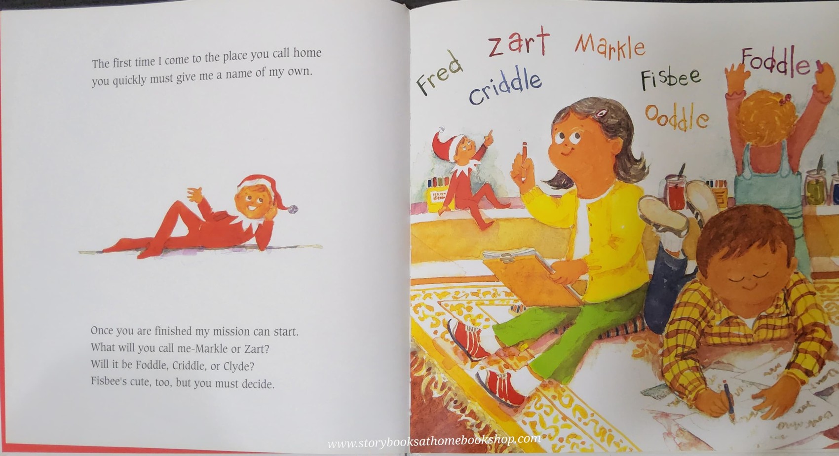 หนังสือนิทานปกแข็ง** 🍅🍅THE ELF ON THE SHELF A CHRISTMAS TRADITION