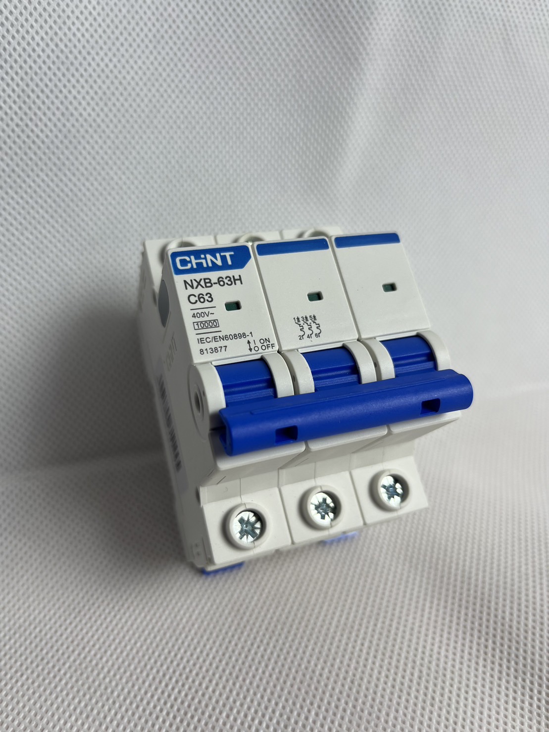 MCB เบรกเกอร์ขนาดเล็ก เบรกเกอร์เซอร์กิต เบรกเกอร์ 3P 63A (Ic10KA)