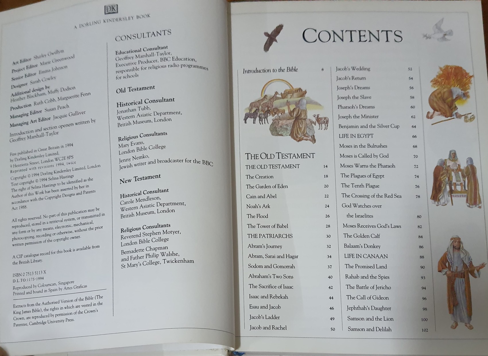 KNOWLEDGE BOOK** ♥️THE CHILDREN'S ILLUSTRAED BIBLE