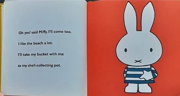 หนังสือนิทานปกแข็ง** 🍅🍓Miffy at the seaside by dick bruna