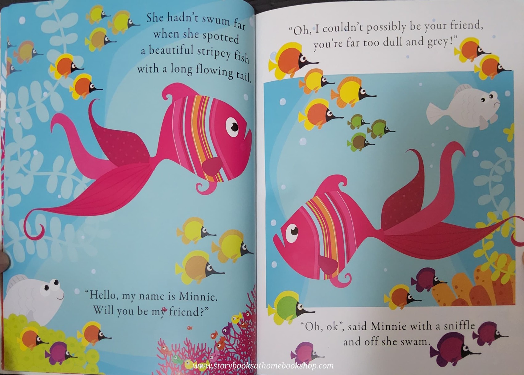 หนังสือนิทานปกอ่อน** 🍅🍓MINNIE THE MINNOW BY SAM WALSHAW