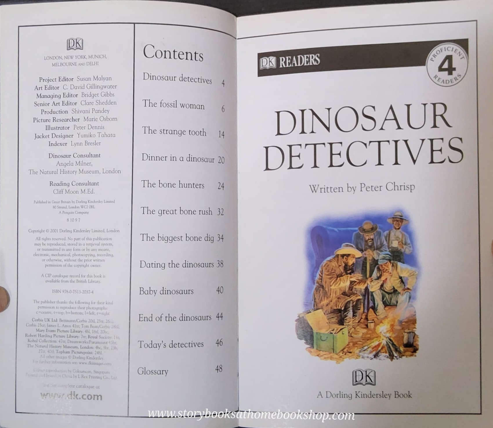 หนังสือฝึกอ่าน ความรู้ ** 🍅🍅DK READERS PROFICIENT 4: DINOSAUR DETECTIVES