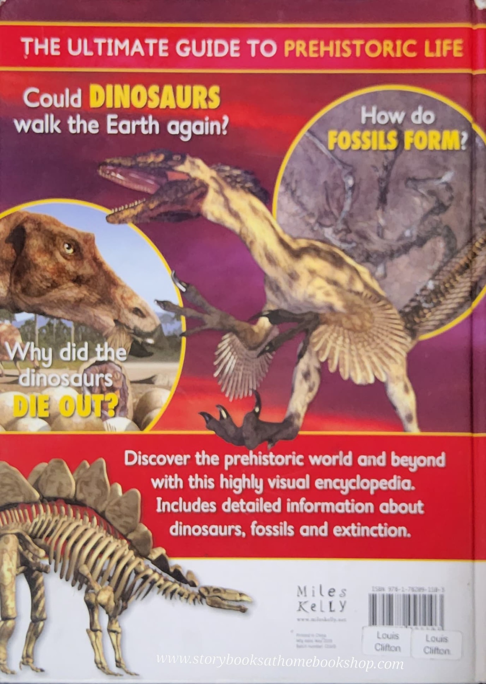 KNOWLEDGE BOOK** ♥️CHILDREN'S ENCYCLOPEDIA DINOSAURS AND PREHISTORIC LIFE