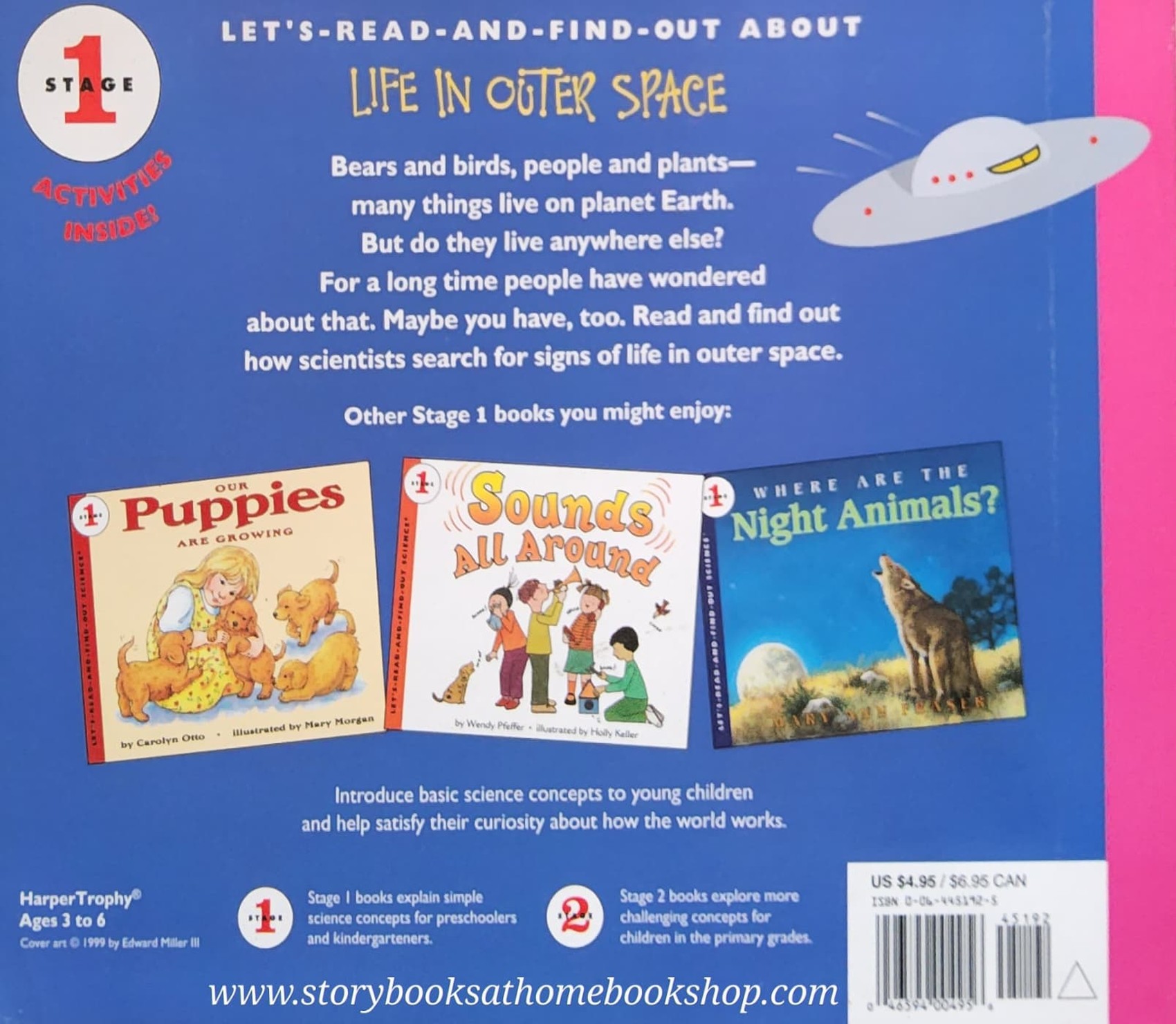 หนังสือนิทานปกอ่อน** 🍅🍓IS THERE LIFE IN OUTER SPACE? BY FRANKLYN M.BRANLEY