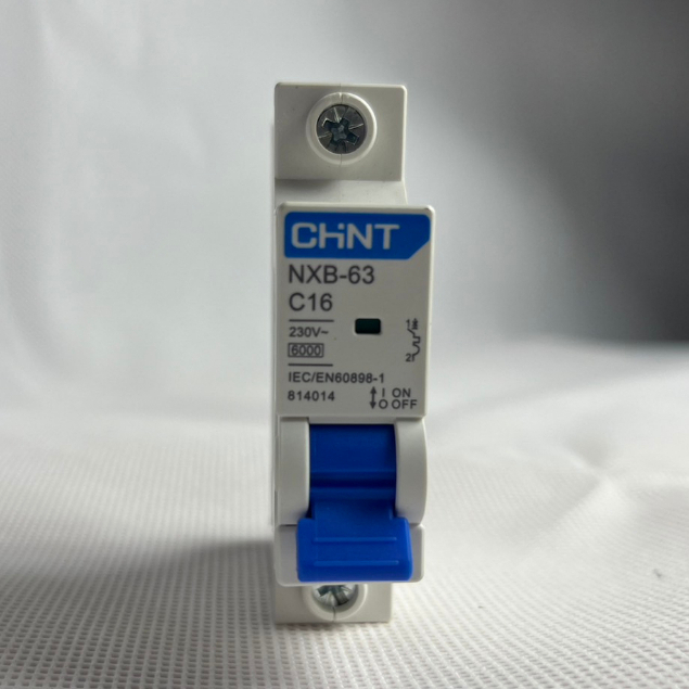 MCB เบรกเกอร์ขนานเล็ก เบรกเกอร์ลูกย่อย Miniature Circuit Breakers 1P 16A (Ic6KA)