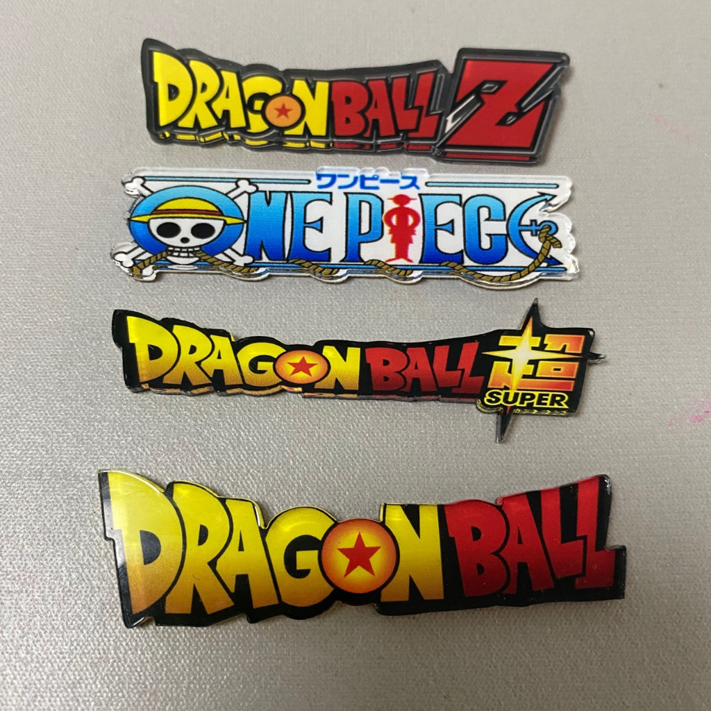 ป้ายดราก้อนบอล ป้ายวันพีช ป้ายชื่อ ป้ายอะคริลิค Acrylic Dragonball One piece