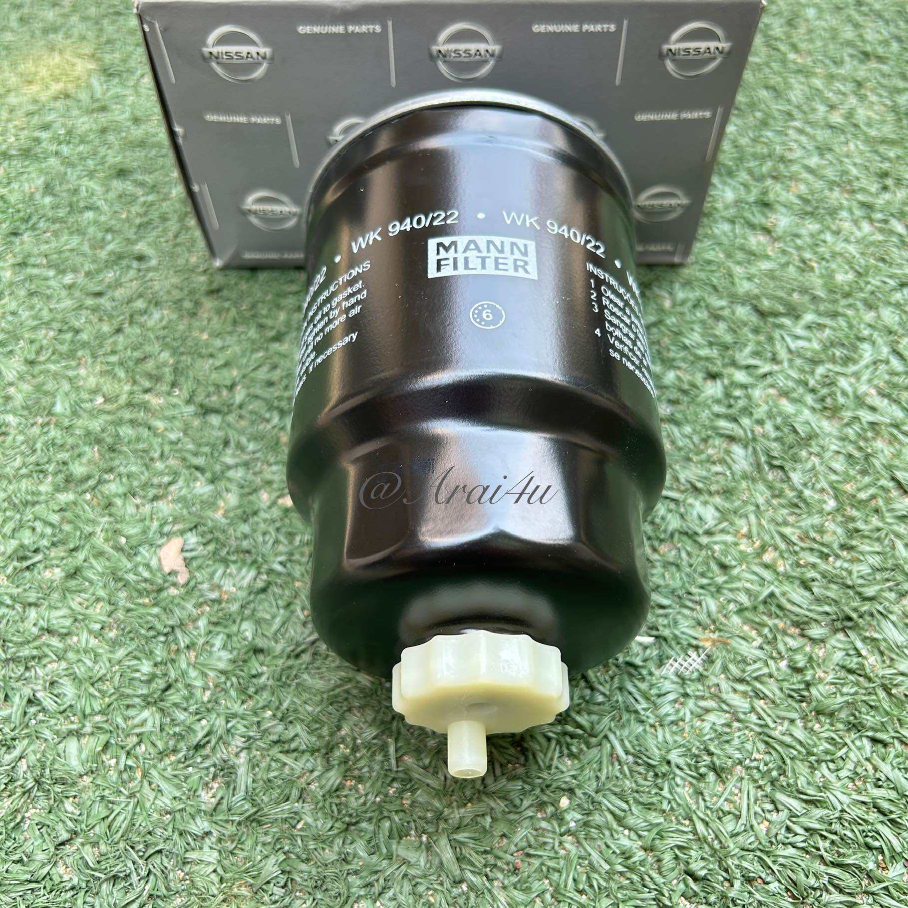 กรองโซล่าดักน้ำ NISSAN YD25 NAVARA แท้ศูนย์ (16403-7F40A)
