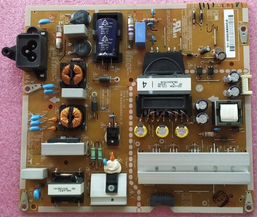 ซัพพลายทีวี แอลจี LG ของแท้ถอดจากเครื่อง รุ่น43LF630T พาร์ทEAY63630701 EAX66232501