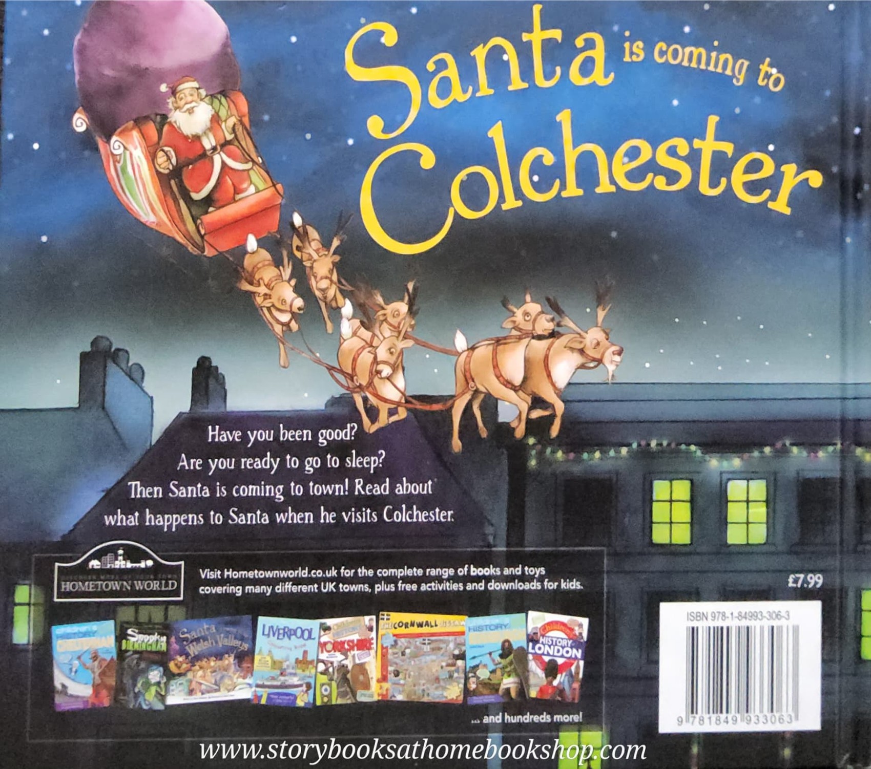 หนังสือนิทานปกแข็ง** 🍅🍅SANTA IS COMING TO COLCHESTER