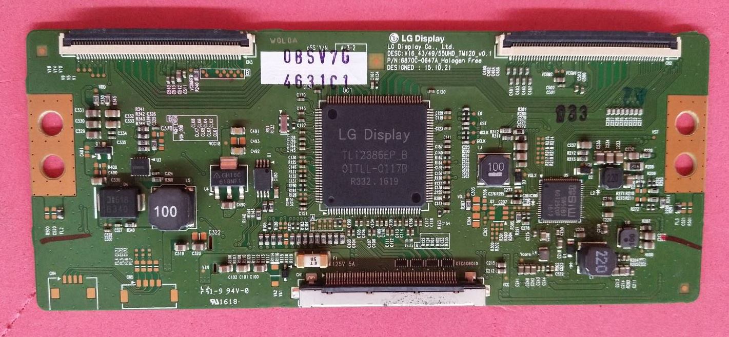 ทีคอน(T-CON) LG (แอลจี) อะไหล่แท้/มือสองพร้อมใช้งาน รุ่น55UH615T-TB พาร์ท6870C-0647A