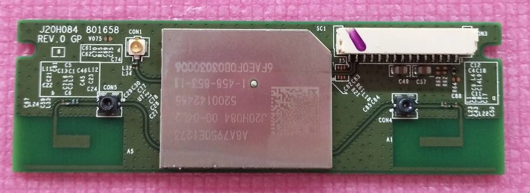 ตัวรับสัญญาน WIFI ทีวีโซนี่ SONY ของแท้ถอดจากเครื่อง รุ่นKD-43X8300C พาร์ท 1-458-853-13