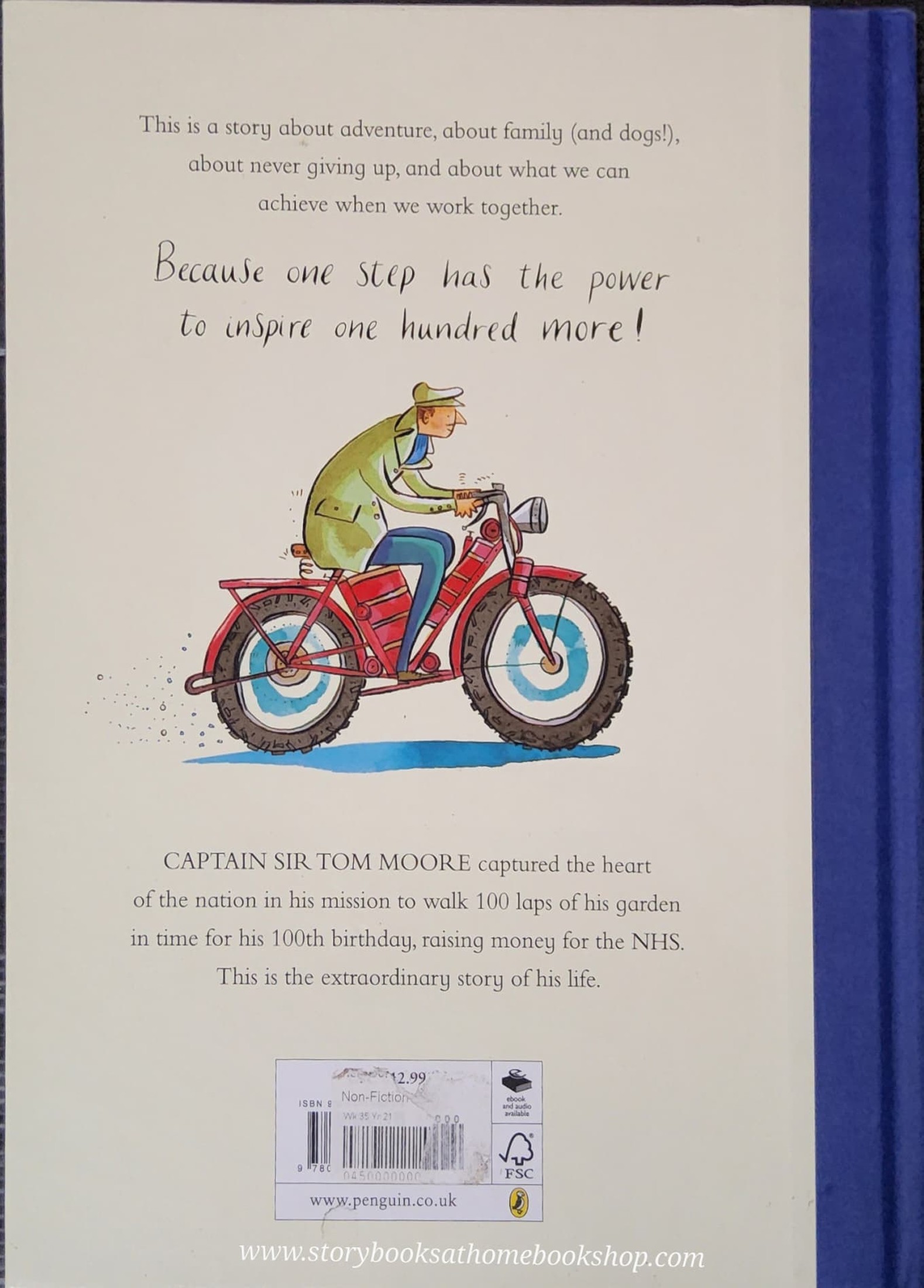 หนังสือนิทานปกแข็ง** 🍅🍓CAPTAIN SIR TOM MOORE ONE HUNDRED STEPS