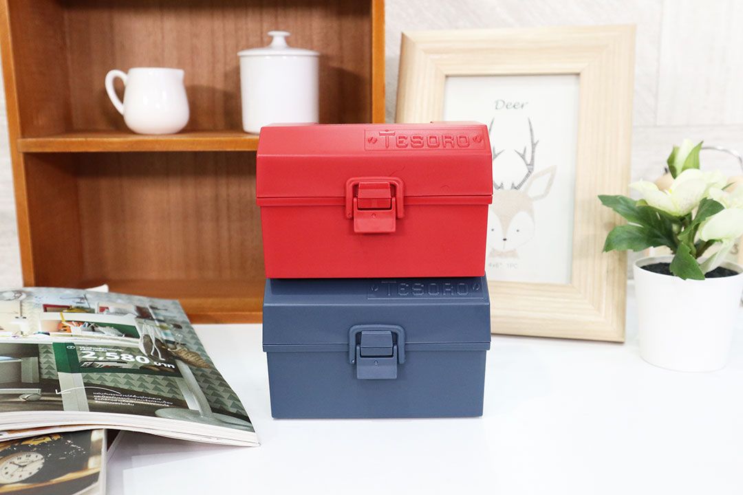 Container Tesoro case middle กล่องเก็บของ เก็บเครื่องมือ JP Quality 8x11x7 cm